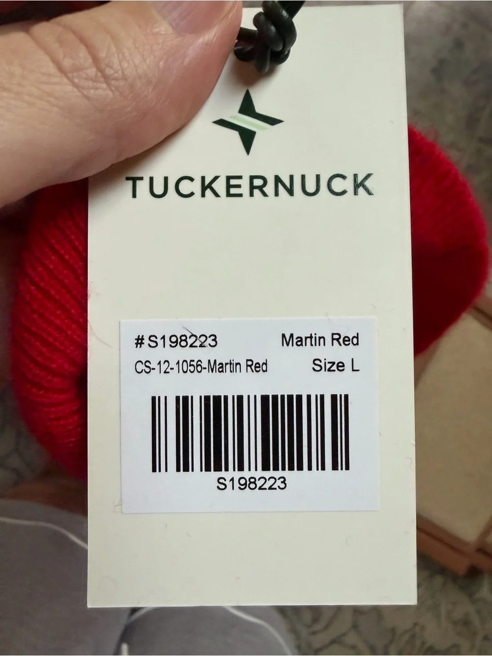 NWT Tuckernuck Martin Red Cashmere Turtleneck Sweater